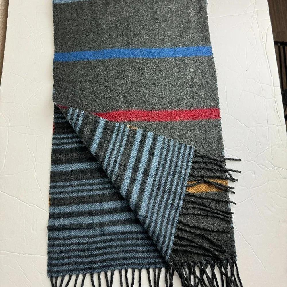 Fraas Reversible Scarf Stripped Fringe Germany
